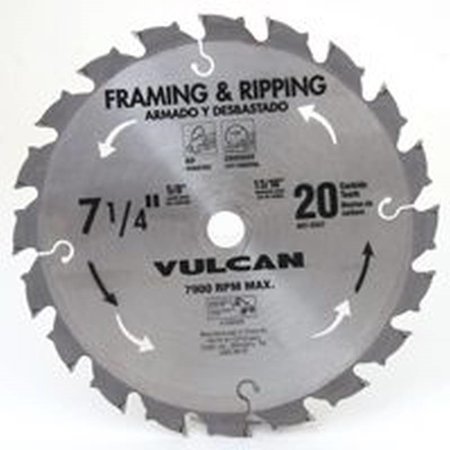 VULCAN Blade Carbide Bulk 20Tx7-1/4In 415480OR